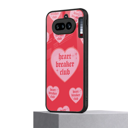 Heart Breaker Club nothing phone 4a mobile cover | shockproof glass phone case