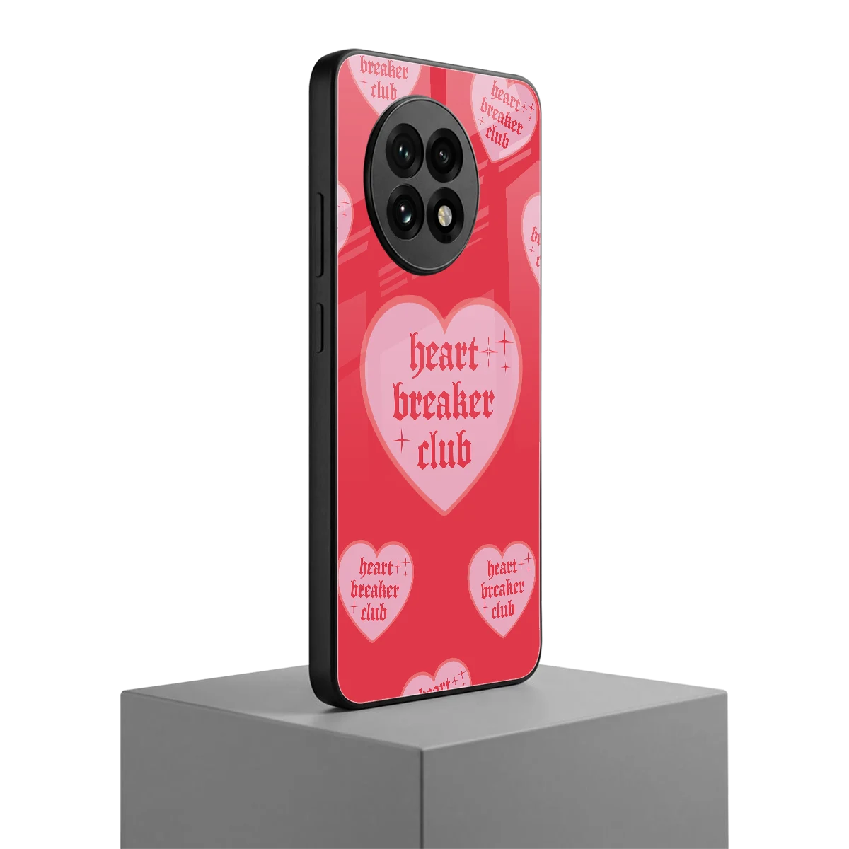 Heart Breaker Club oneplus 13r mobile cover | shockproof glass phone case