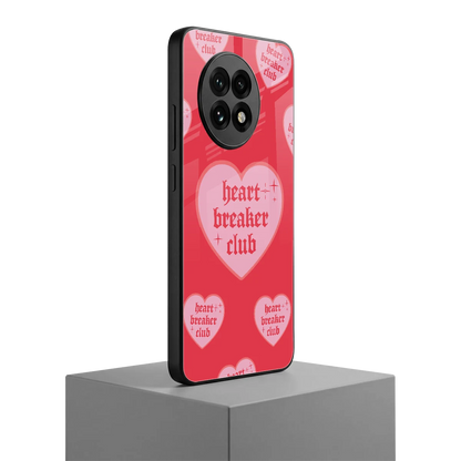 Heart Breaker Club oneplus 13r mobile cover | shockproof glass phone case