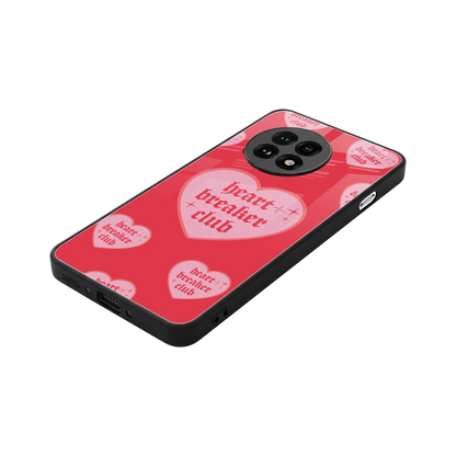 Heart Breaker Club stylish phone case for oneplus 13r | glossy glass and slim fit