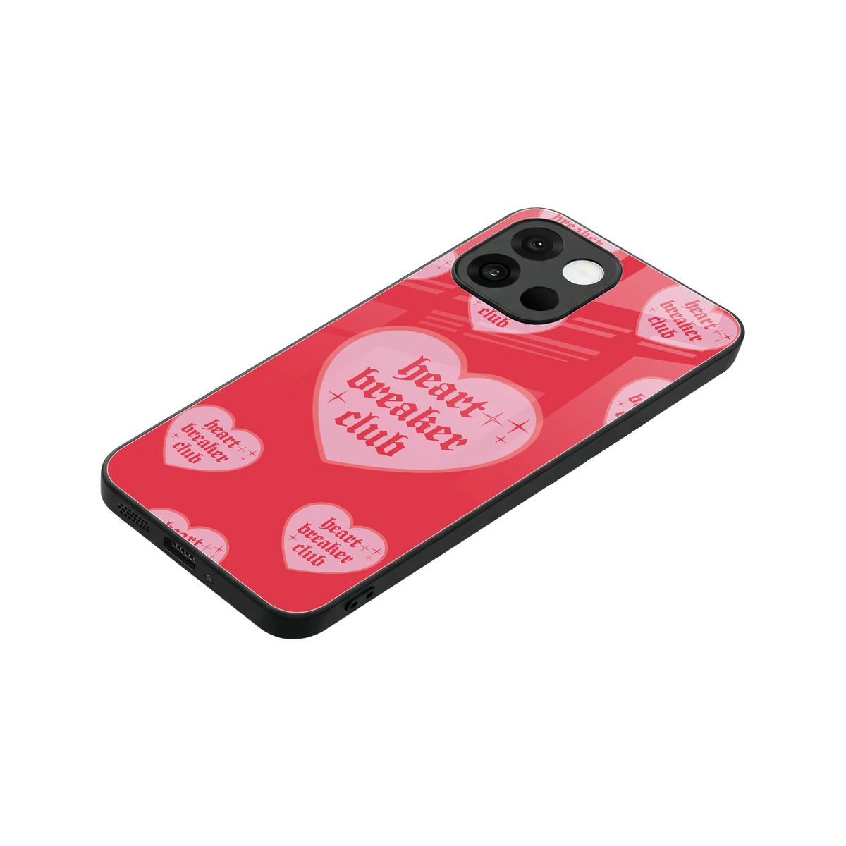 Heart Breaker Club stylish phone case for oneplus 13s | glossy glass and slim fit