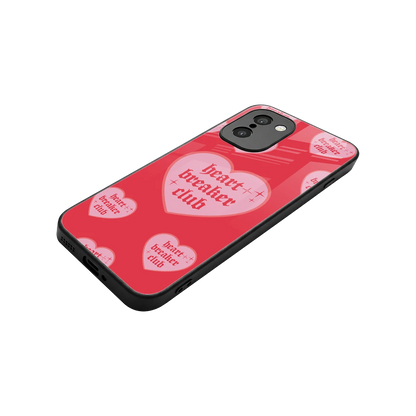 Heart Breaker Club stylish phone case for oneplus 15r | glossy glass and slim fit
