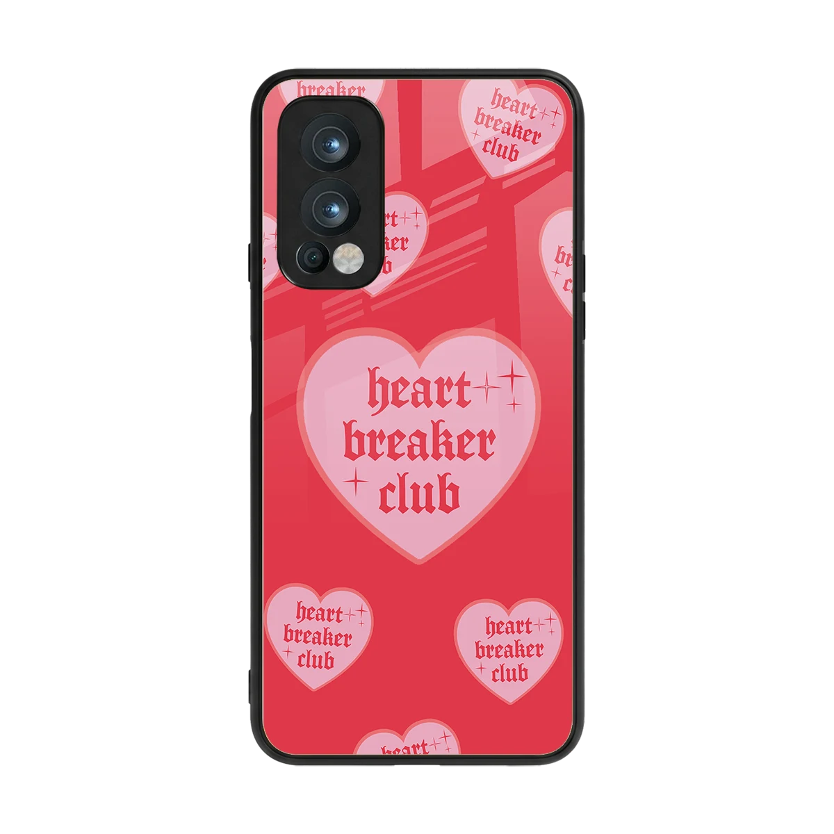 Heart Breaker Club back phone cover | glass case for oneplus nord 2