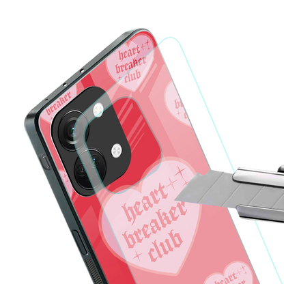 Heart Breaker Club stylish phone case for oneplus nord 3 | glossy glass and slim fit