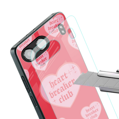 Heart Breaker Club stylish phone case for oneplus nord 4 | glossy glass and slim fit