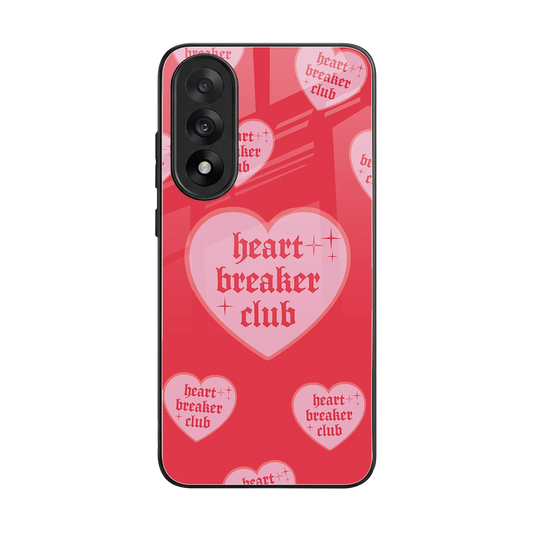 Heart Breaker Club back phone cover | glass case for oneplus nord 5