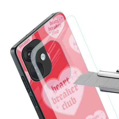 Heart Breaker Club stylish phone case for oneplus nord ce 3 | glossy glass and slim fit