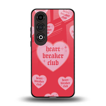 Heart Breaker Club back phone cover | glass case for oneplus nord ce 4