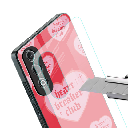 Heart Breaker Club stylish phone case for oneplus nord ce 4 | glossy glass and slim fit