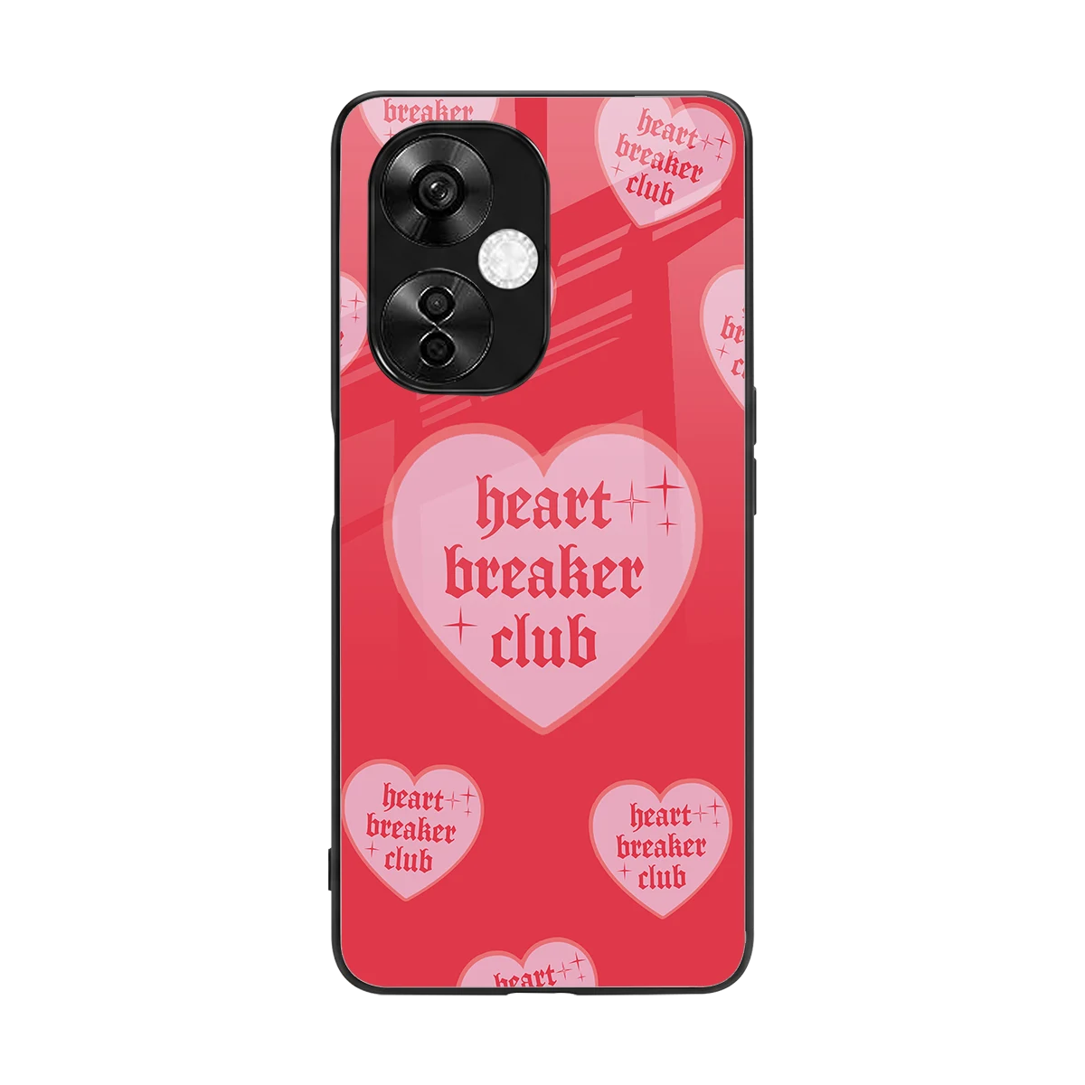 Heart Breaker Club back phone cover | glass case for oneplus nord ce 3 lite