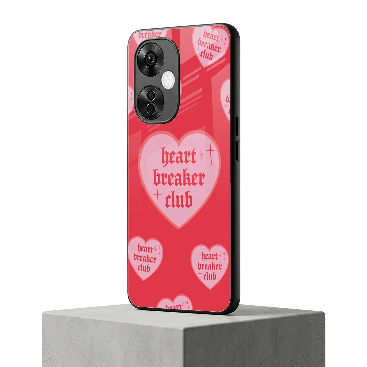 Heart Breaker Club oneplus nord ce 3 lite mobile cover | shockproof glass phone case