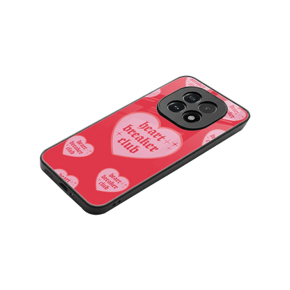 Heart Breaker Club stylish phone case for oppo f29 5g | glossy glass and slim fit