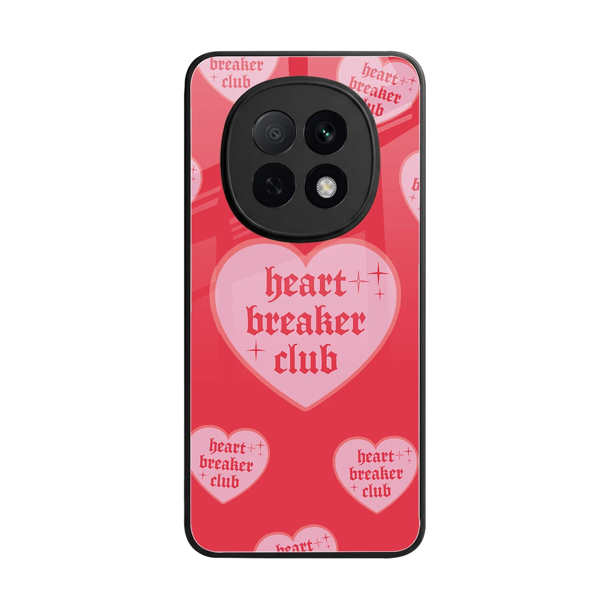 Heart Breaker Club back phone cover | glass case for oppo f29 pro 5g
