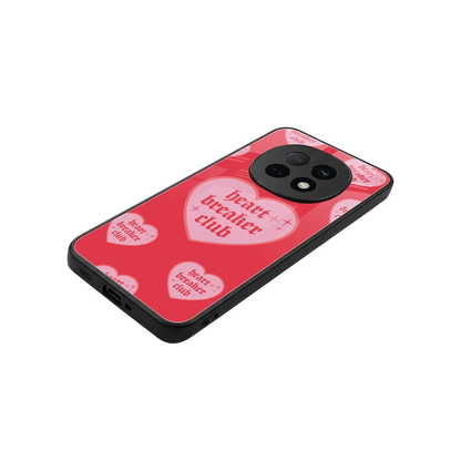 Heart Breaker Club stylish phone case for oppo f29 pro 5g | glossy glass and slim fit