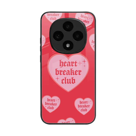 Heart Breaker Club back phone cover | glass case for oppo f31 pro 5g