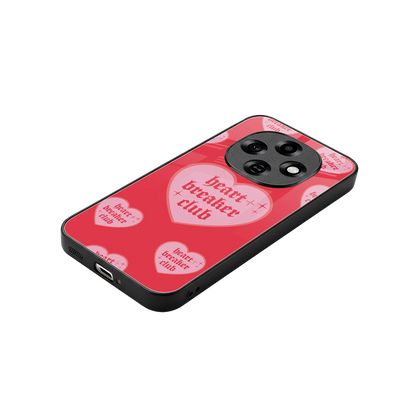 Heart Breaker Club stylish phone case for oppo f31 pro 5g | glossy glass and slim fit