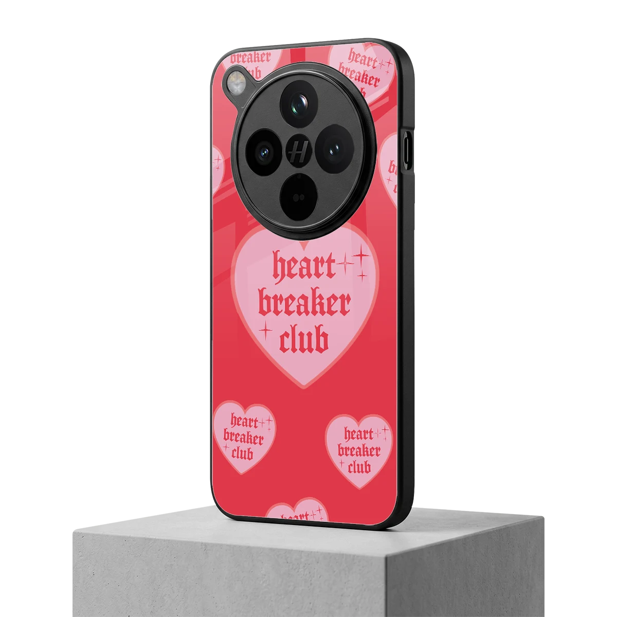 Heart Breaker Club oppo find x8 mobile cover | shockproof glass phone case