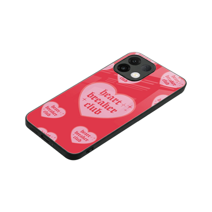 Heart Breaker Club stylish phone case for oppo k13 5g | glossy glass and slim fit