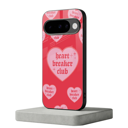 Heart Breaker Club google pixel 10 mobile cover | shockproof glass phone case
