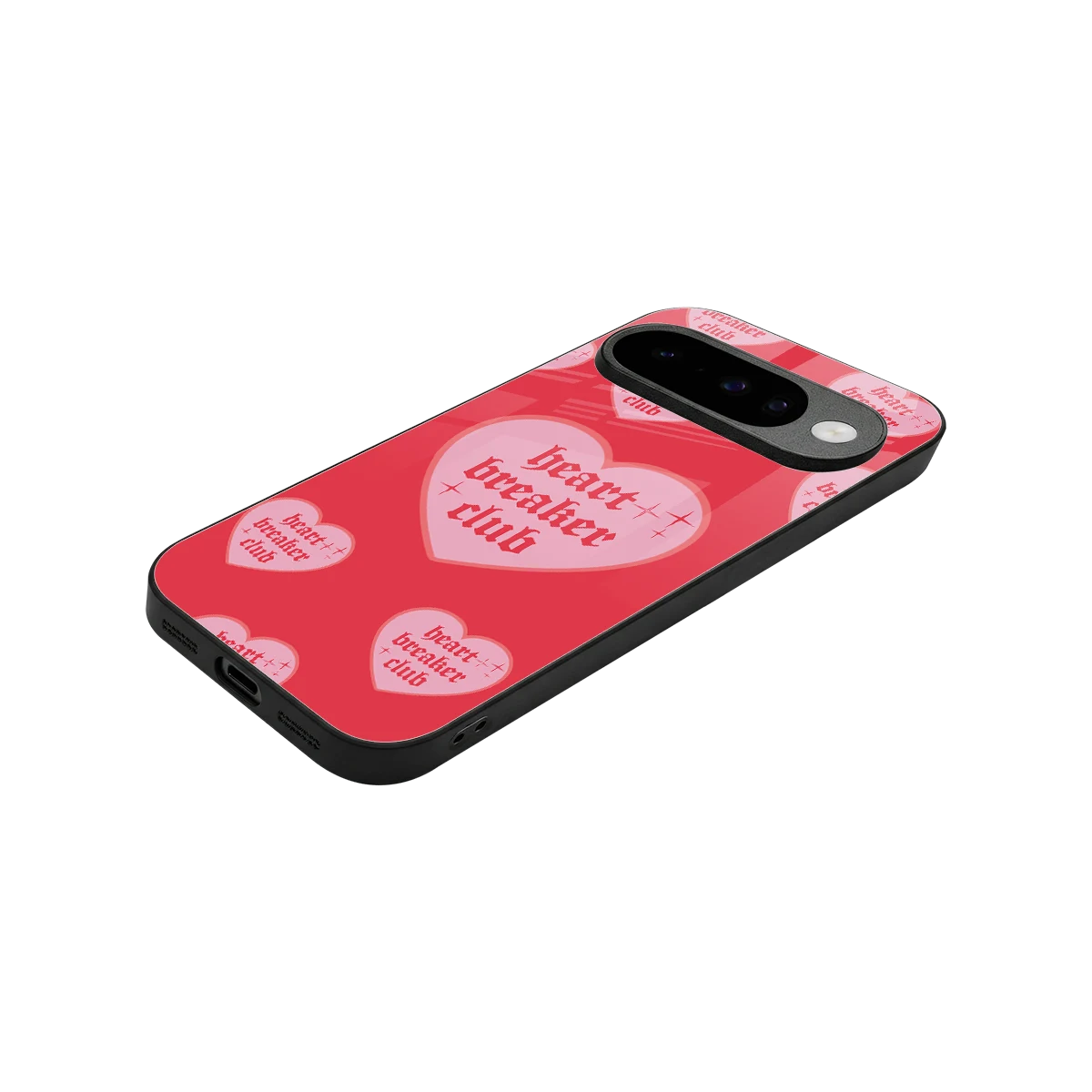 Heart Breaker Club stylish phone case for google pixel 10 | glossy glass and slim fit