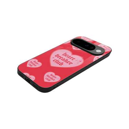 Heart Breaker Club stylish phone case for google pixel 10 | glossy glass and slim fit