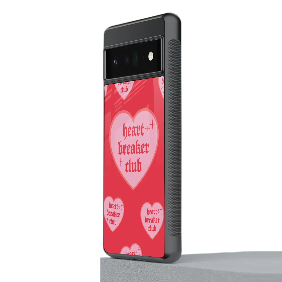 Heart Breaker Club stylish phone case for google pixel 6 pro | glossy glass and slim fit