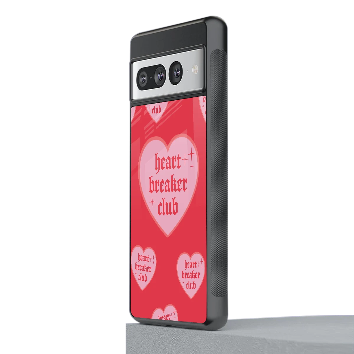 Heart Breaker Club stylish phone case for google pixel 7 pro | glossy glass and slim fit