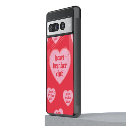 Heart Breaker Club stylish phone case for google pixel 7 pro | glossy glass and slim fit