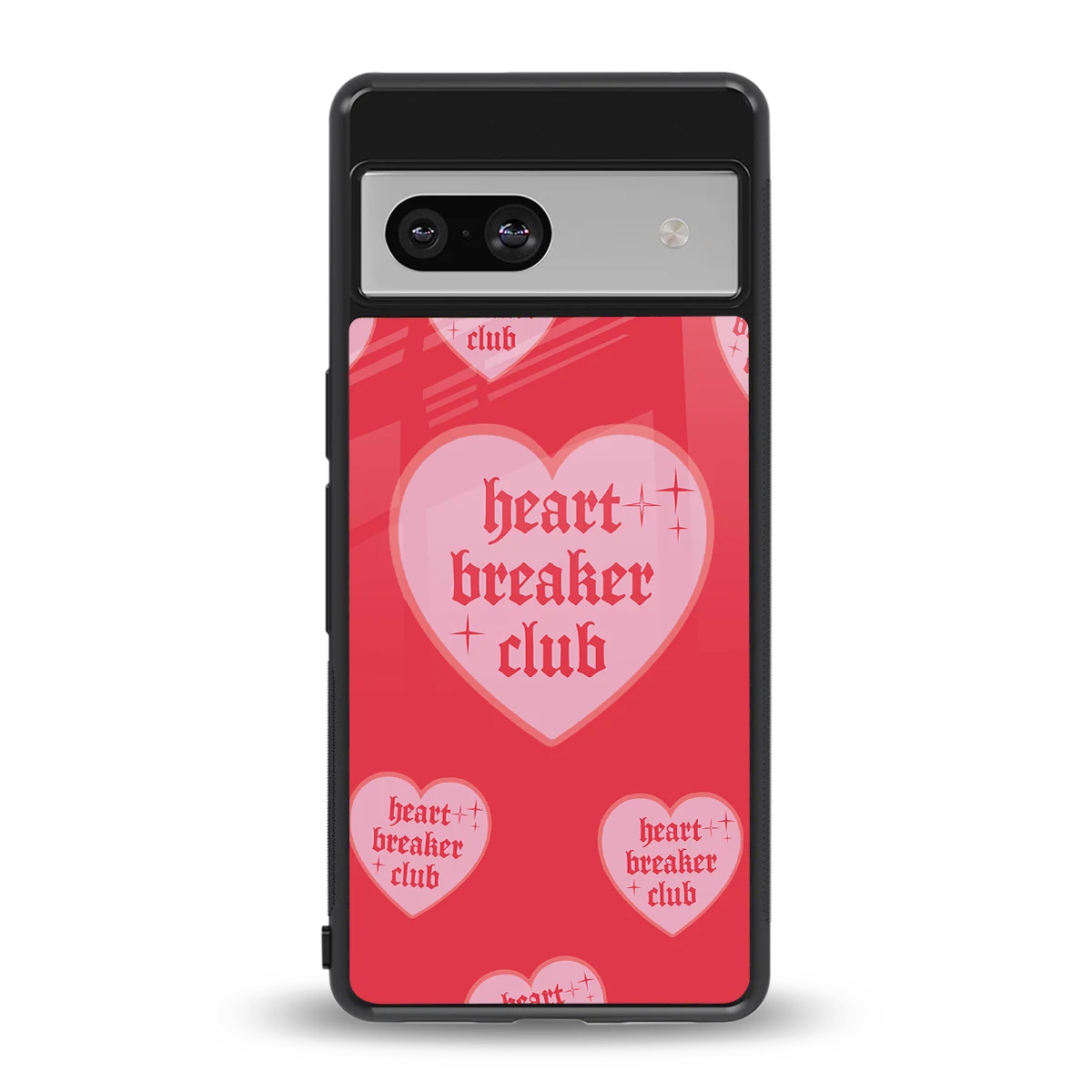Heart Breaker Club back phone cover | glass case for google pixel 7a