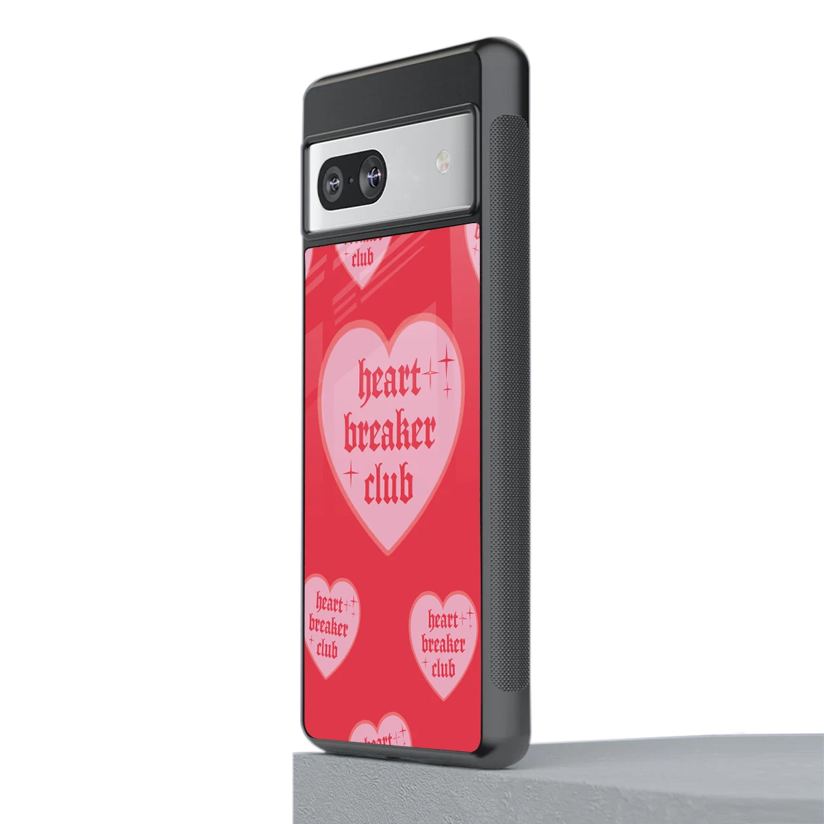 Heart Breaker Club stylish phone case for google pixel 7 | glossy glass and slim fit