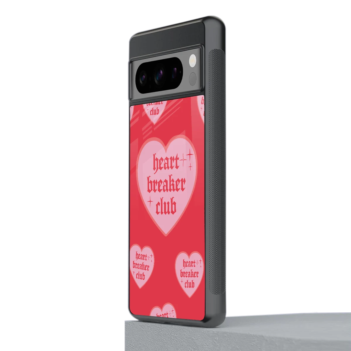 Heart Breaker Club stylish phone case for google pixel 8 pro | glossy glass and slim fit