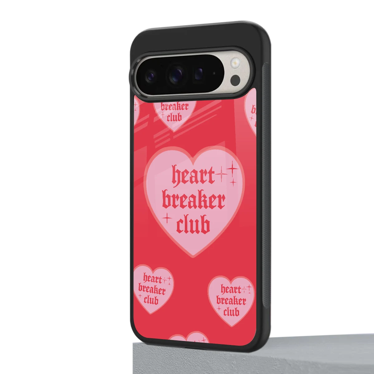 Heart Breaker Club google pixel 9 pro mobile cover | shockproof glass phone case