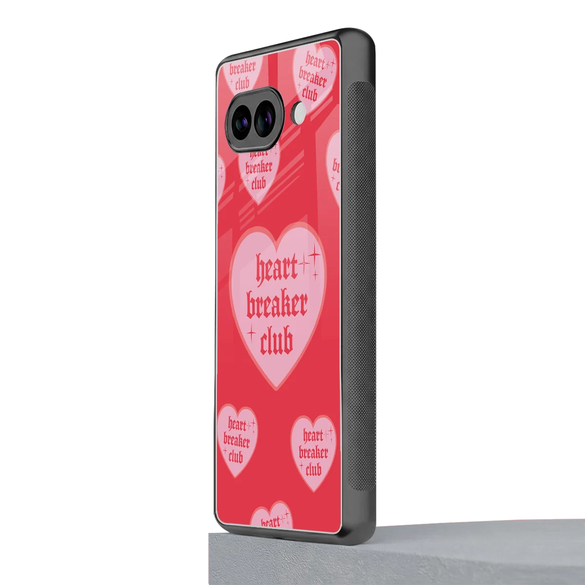 Heart Breaker Club google pixel 9a mobile cover | shockproof glass phone case