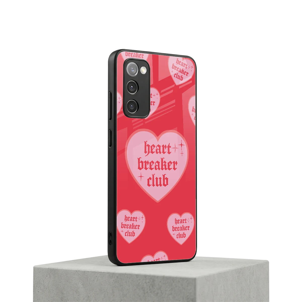 Heart Breaker Club samsung galaxy s20 fe mobile cover | shockproof glass phone case