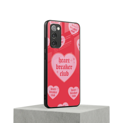 Heart Breaker Club samsung galaxy s20 fe mobile cover | shockproof glass phone case