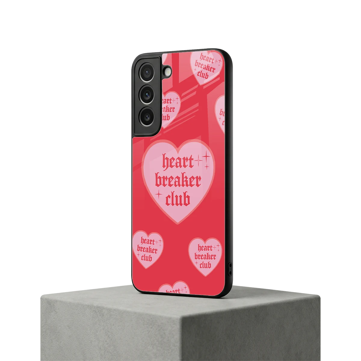 Heart Breaker Club samsung galaxy s22 mobile cover | shockproof glass phone case