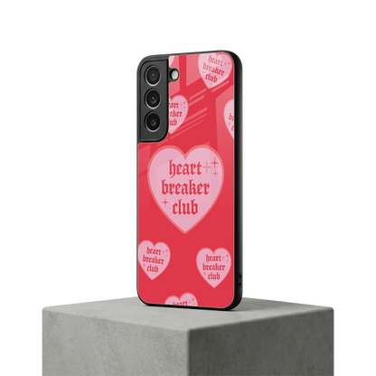 Heart Breaker Club samsung galaxy s22 mobile cover | shockproof glass phone case