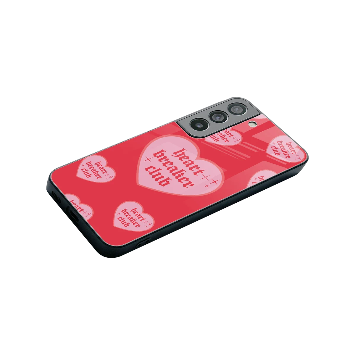 Heart Breaker Club stylish phone case for samsung galaxy s22 | glossy glass and slim fit