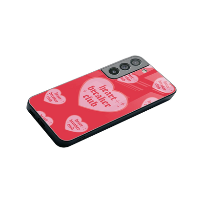 Heart Breaker Club stylish phone case for samsung galaxy s22 | glossy glass and slim fit