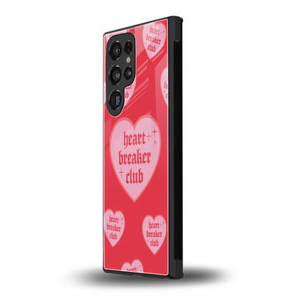 Heart Breaker Club samsung galaxy s24 ultra mobile cover | shockproof glass phone case