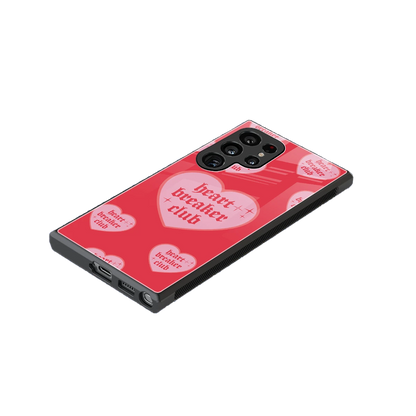 Heart Breaker Club stylish phone case for samsung galaxy s24 ultra | glossy glass and slim fit