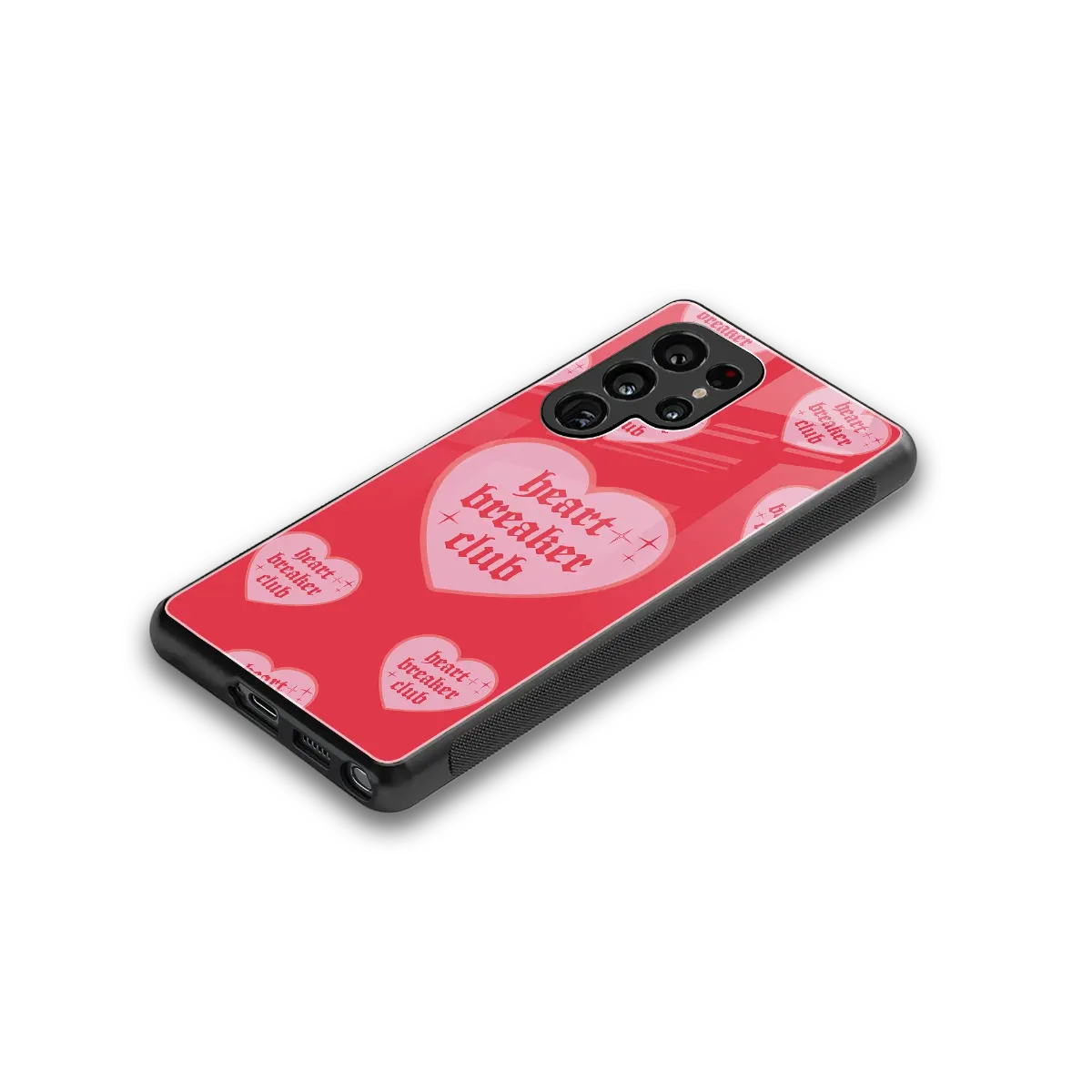 Heart Breaker Club stylish phone case for samsung galaxy s26 ultra | glossy glass and slim fit