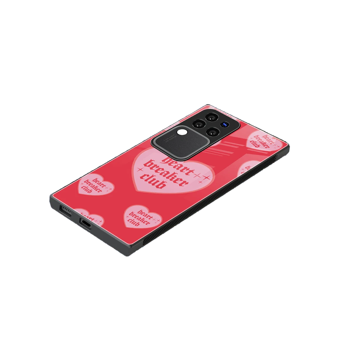 Heart Breaker Club stylish phone case forvivo v30 pro | glossy glass and slim fit