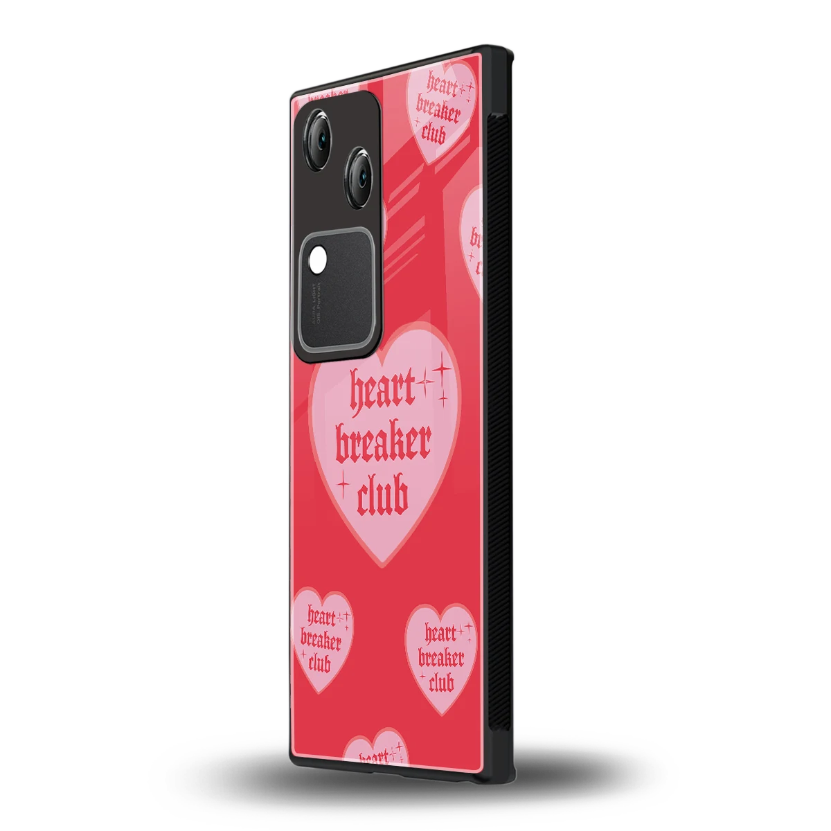 Heart Breaker Club vivo v30 mobile cover | shockproof glass phone case