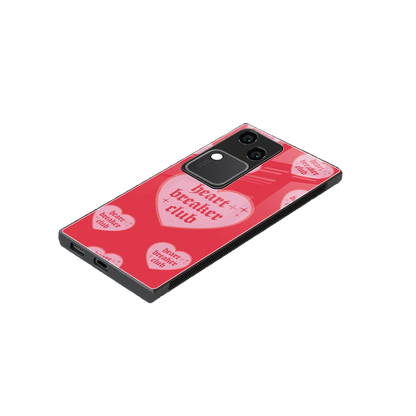 Heart Breaker Club stylish phone case for vivo v30 | glossy glass and slim fit