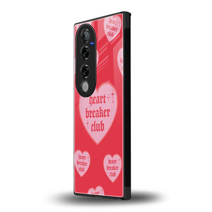 Heart Breaker Club vivo v40 pro mobile cover | shockproof glass phone case