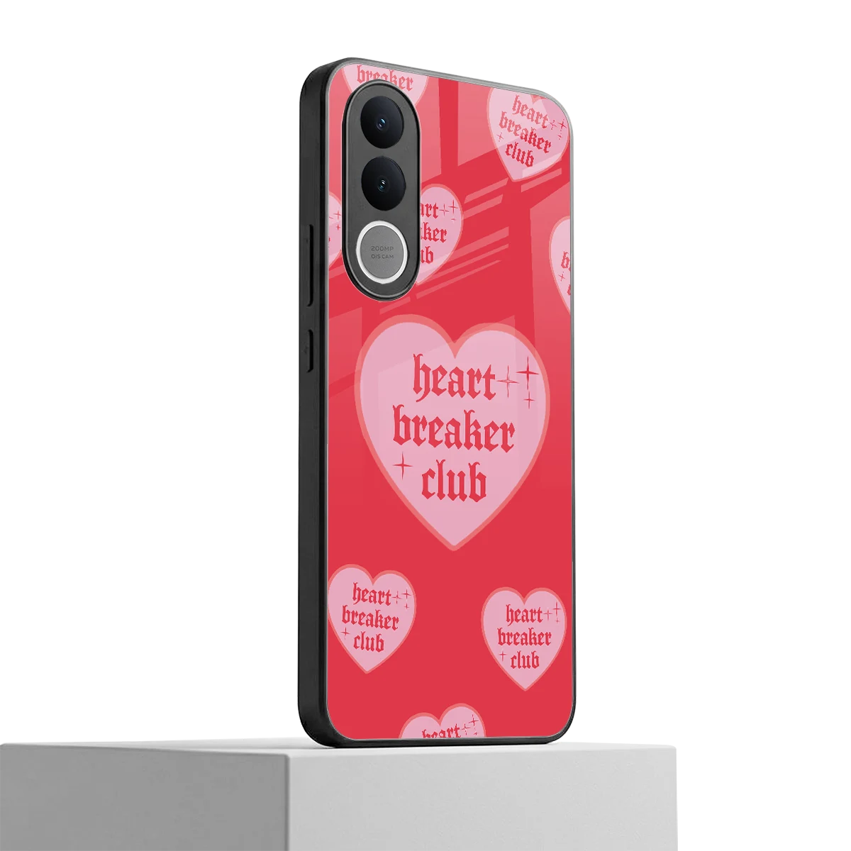 Heart Breaker Club vivo v70 fe mobile cover | shockproof glass phone case