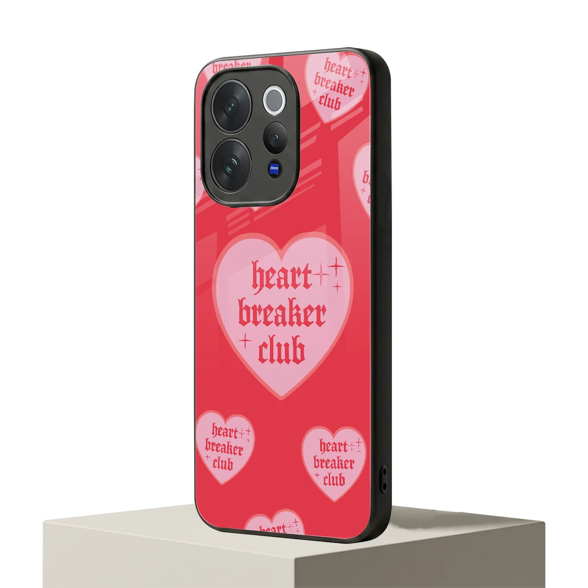Heart Breaker Club vivo v70 mobile cover | shockproof glass phone case