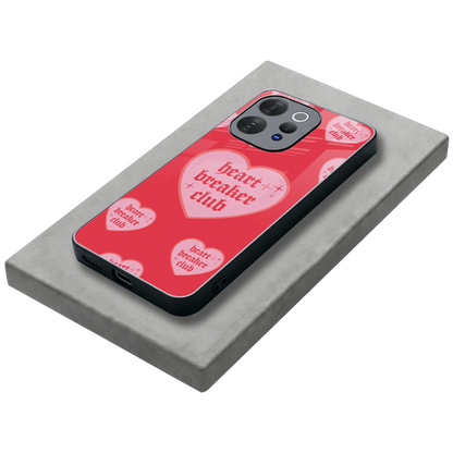 Heart Breaker Club stylish phone case for vivo v70 elite | glossy glass and slim fit