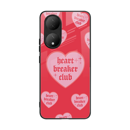 Heart Breaker Club back phone cover | glass case for Vivo-y100